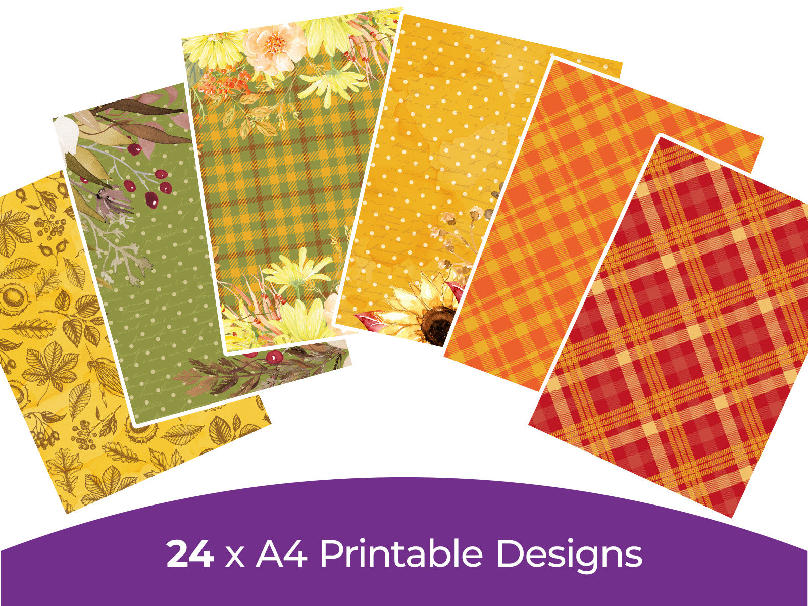 Autumn Blessings Collection - Digital Paper Pad