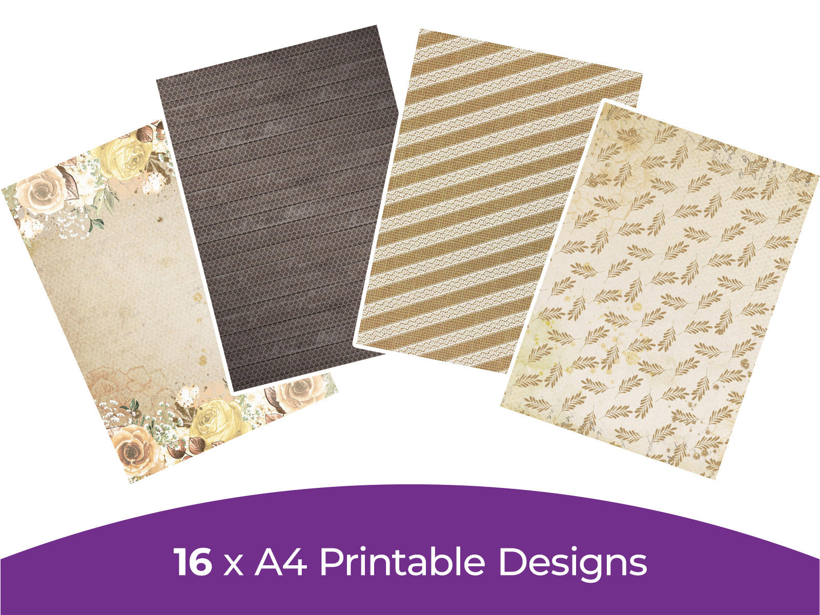 Rustic Wedding Collection - Digital Paper Pad