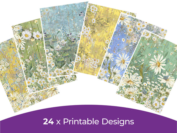 Nature's Garden Delightful Daisies Collection - Digital Bundle