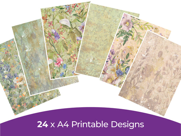 Wildflower Collection - Digital Paper Pad