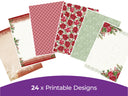 Poinsettia Perfection Collection - Digital Paper Pad