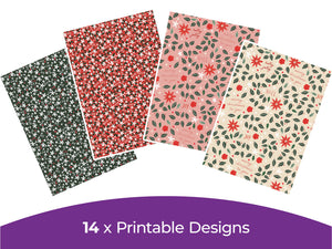 Violet Studios Festive Folk Collection - Digital Paper Pad