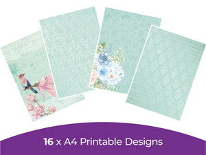 Vintage Tea Party Collection - Digital Paper Pad