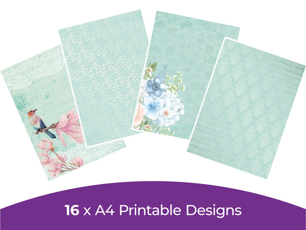 Vintage Tea Party Collection - Digital Paper Pad