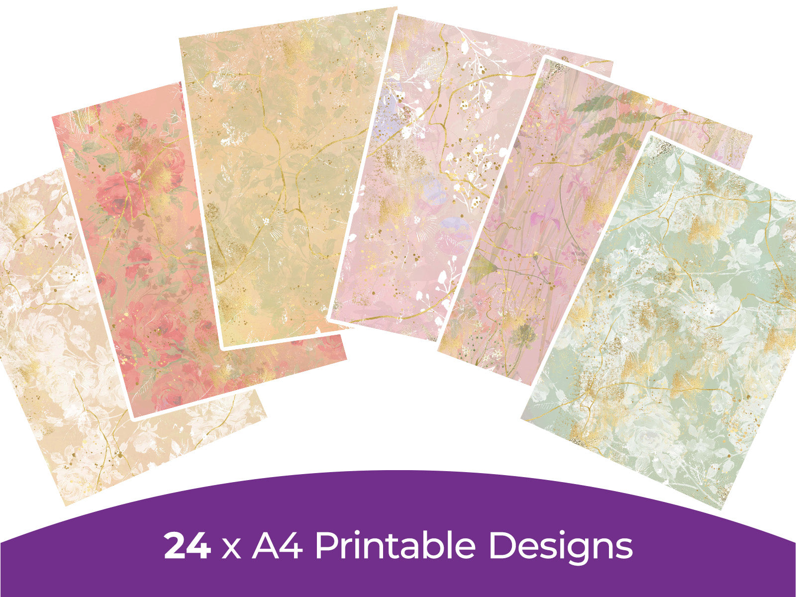 Enchanted Rose Collection - Digital Paper Pad