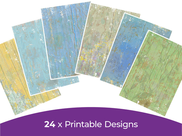 Nature's Garden Delightful Daises Collection - Digital Paper Pad