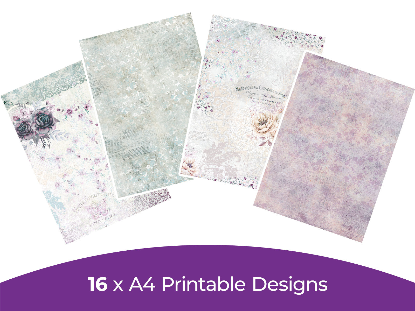 Vintage Lace Collection - Digital Paper Pad