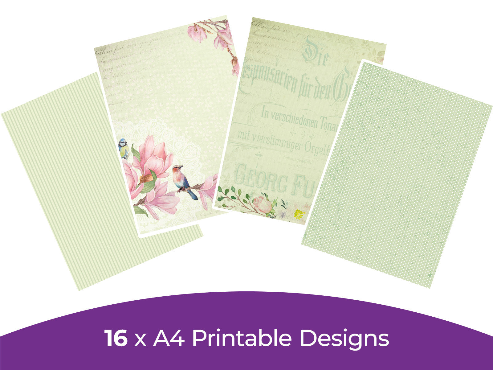 Vintage Tea Party Collection - Digital Paper Pad