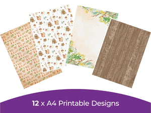 Woodland Friends Collection - Digital Paper Pad