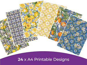 Mediterranean Dreams Collection - Digital Paper Pad