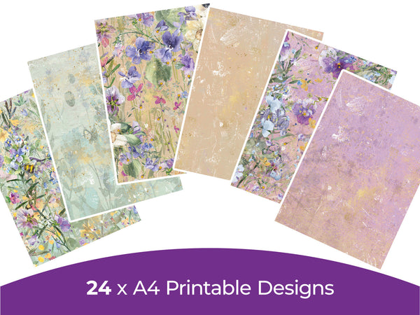 Wildflower Collection - Digital Paper Pad