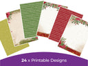 Poinsettia Perfection Collection - Digital Paper Pad
