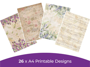 Secret Garden Collection - Digital Paper Pad