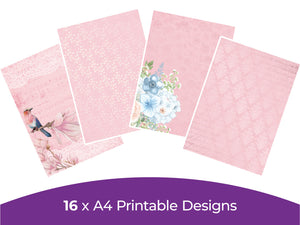 Vintage Tea Party Collection - Digital Paper Pad