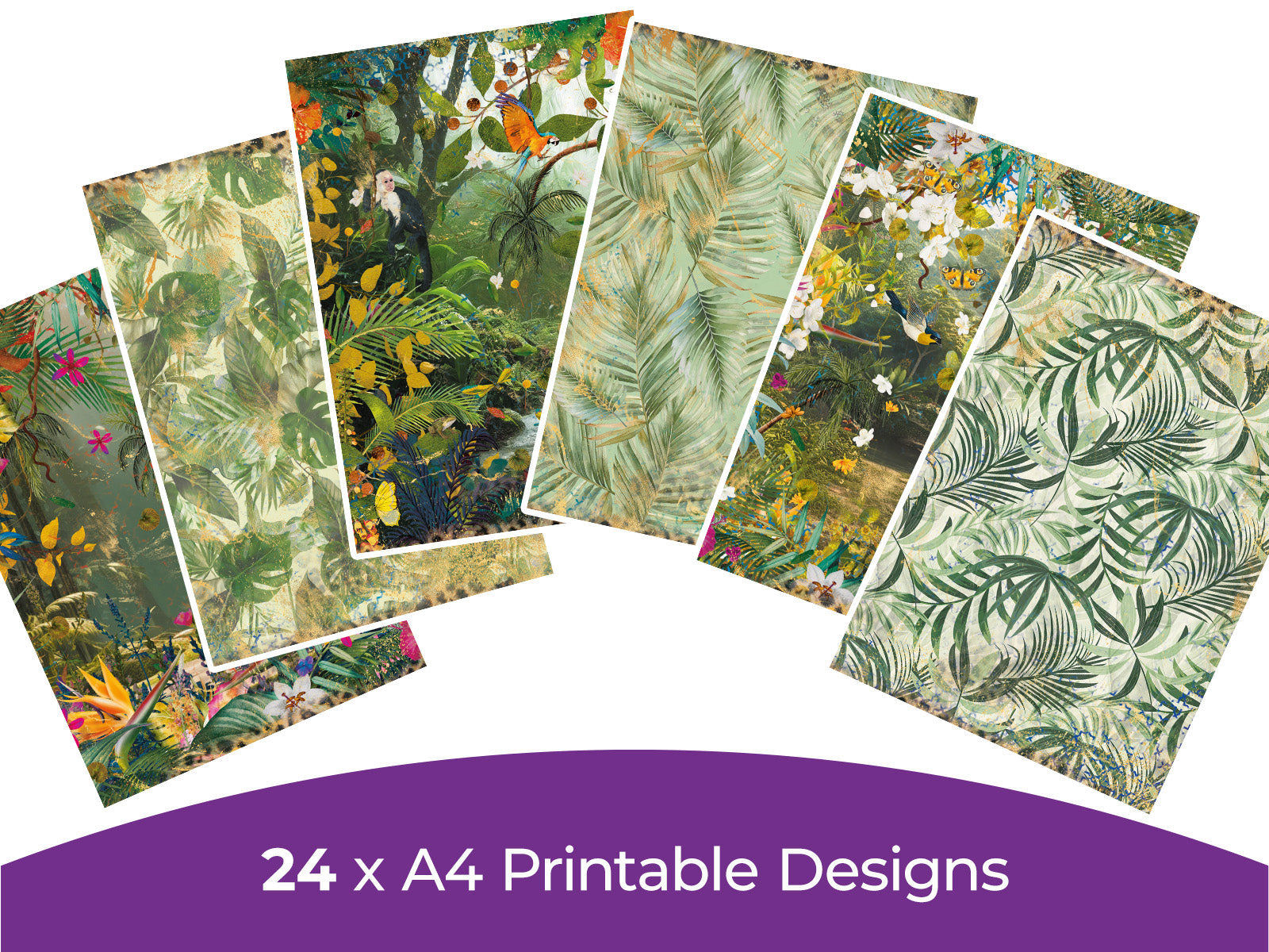 Royal Jungle Collection - Digital Paper Pad