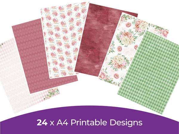 Peony Collection - Digital Paper Pad