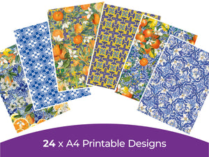 Mediterranean Dreams Collection - Digital Paper Pad