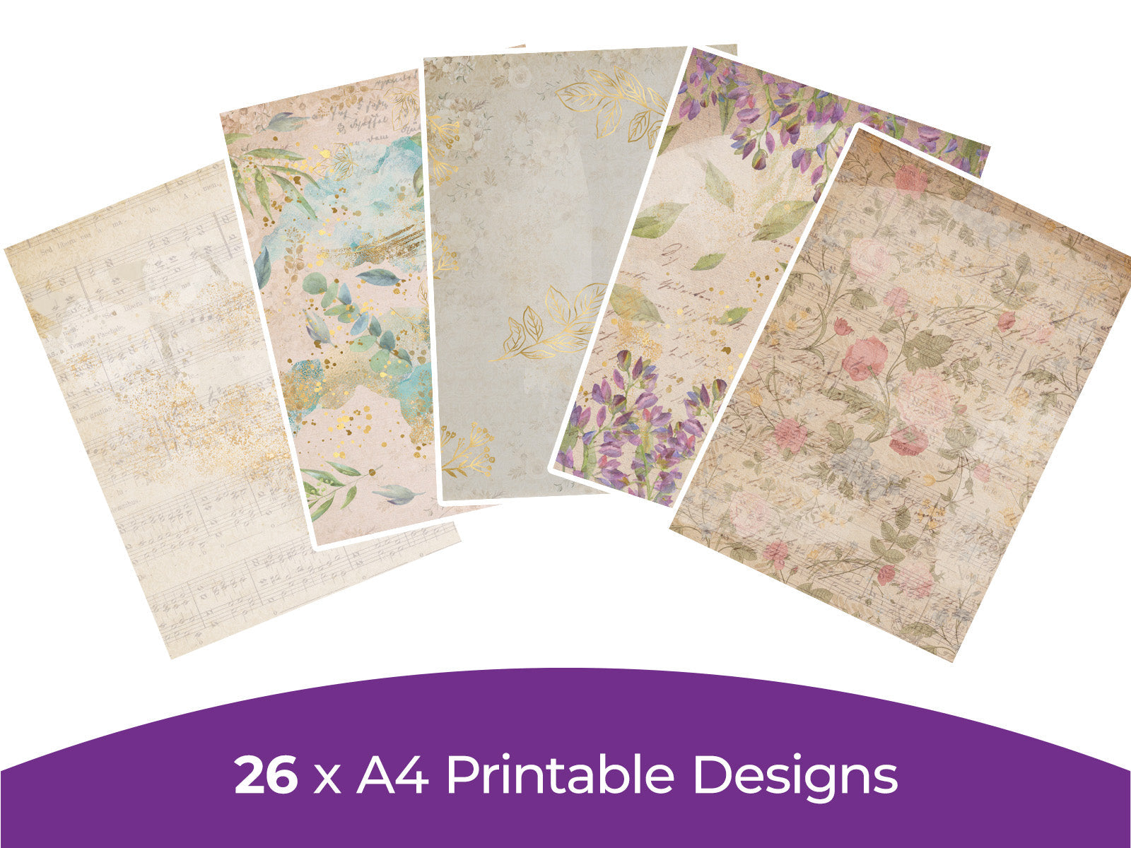 Secret Garden Collection - Digital Paper Pad