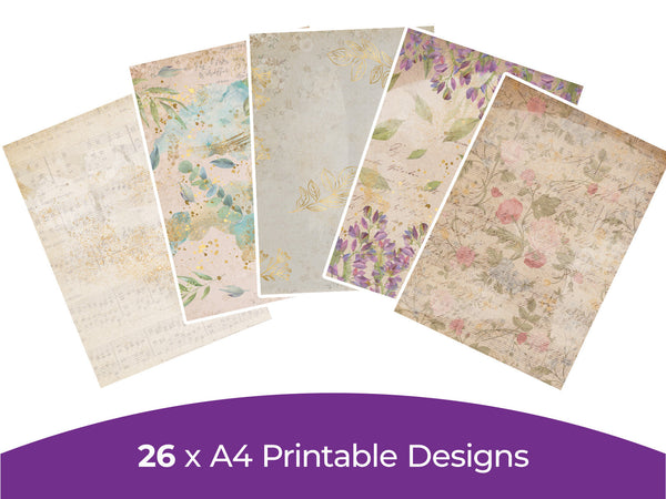 Secret Garden Collection - Digital Paper Pad