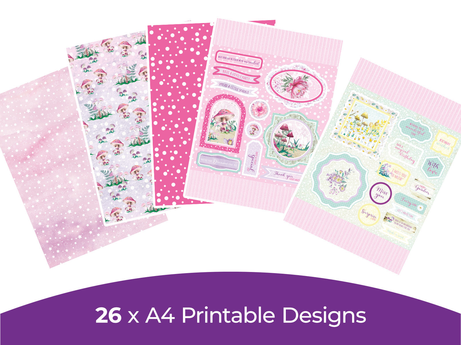 Fairy Garden Collection - Digital Paper Pad