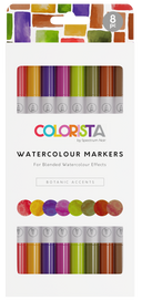 Colorista - Watercolour Marker - Botanic Accents 8pc