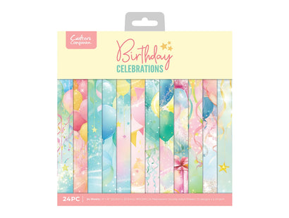 Crafter's Companion Birthday Celebrations - 8"x8" Paper Pad