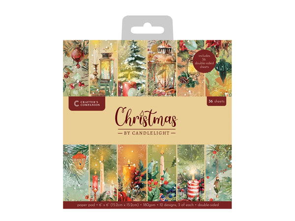 Christmas by Candlelight 6″ x 6″ Paper Pad