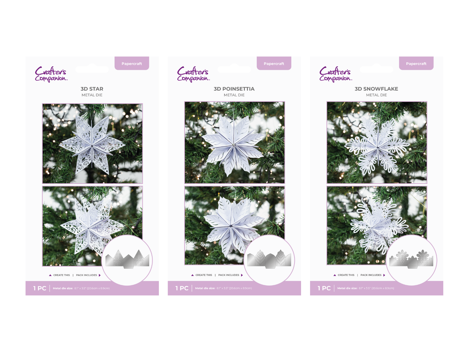 Crafter's Companion 3D Decoration Dies SHOWSTOPPER