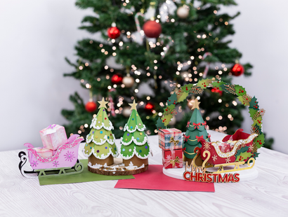 Crafter's Companion 3D Christmas Treat Box Dies SHOWSTOPPER