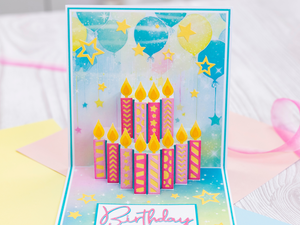 Crafter's Companion Birthday Celebrations Metal Die - 3D Pop-Up Candles