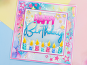 Crafter's Companion Birthday Celebrations Metal Die Create-a-Card - Happy Birthday