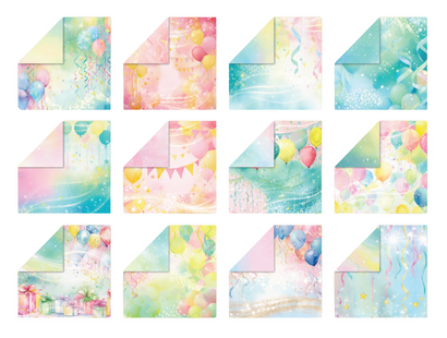 Crafter's Companion Birthday Celebrations - 8"x8" Paper Pad
