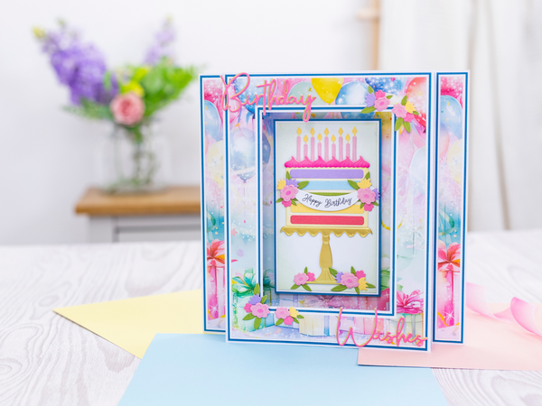 Crafter's Companion Birthday Celebrations Photopolymer Stamp & Die - Celebration Cake
