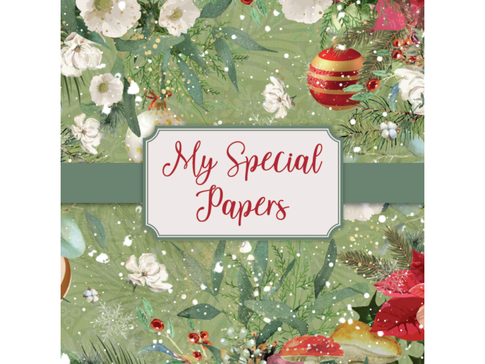 My Special Christmas Papers Box - 12” x 12”