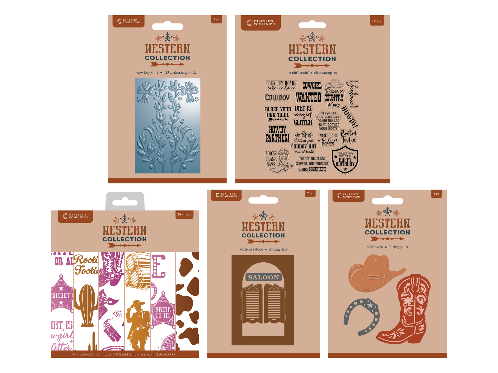 Crafter's Companion Western Collection Mini Collection