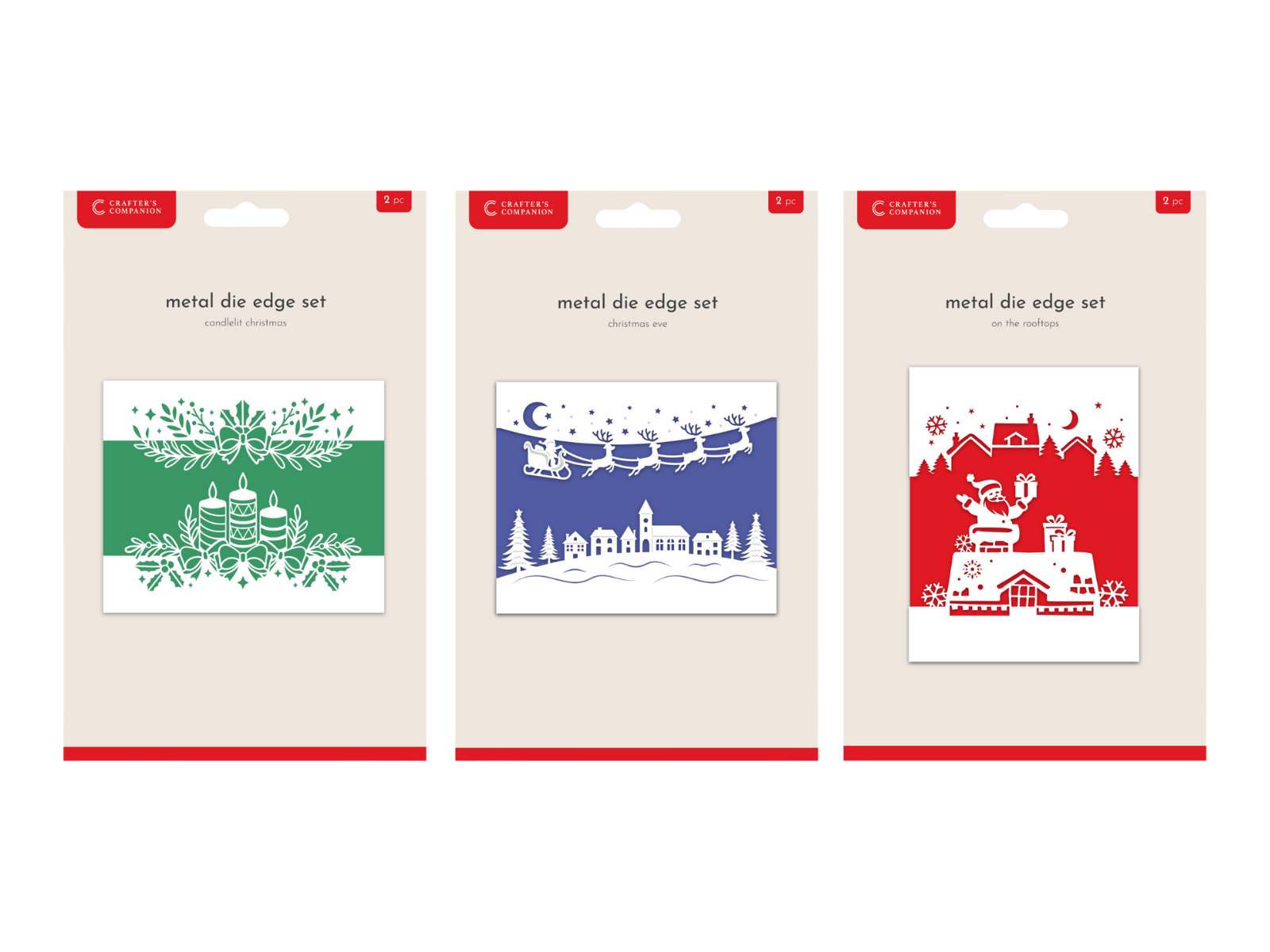 Crafter's Companion Christmas Edge'ables Collection 1