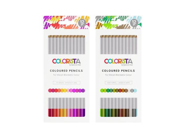 Colorista Coloured Pencils Floral & Natural Duo