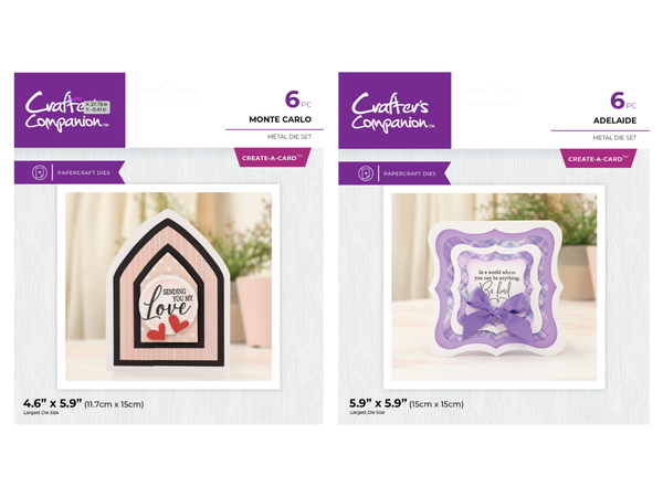 Crafter's Companion Shaped Card Base Create-a-Card Duo