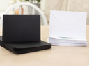 Crafter's Companion - A6 Black Card & White Envelopes 100pc Envelopes 100pc