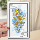 Crafter's Companion Floral Collage Stamp – Delicate Daises