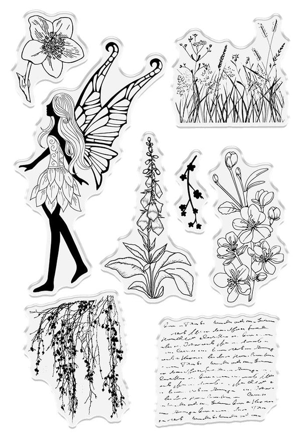 Crafter's Companion Clear Acrylic Stamp - Fairy of the Meadow