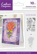 Crafter's Companion Floral Collage Stamp – Romantic Rose