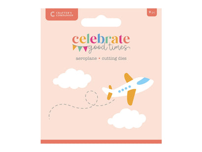 Crafter's Companion Celebrate Good Times Metal Die - Aeroplane