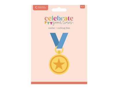 Crafter's Companion Celebrate Good Times Collection Metal Die - Medal