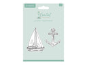 Crafter's Companion Coastal Collection Stamp & Die - Out at Sea
