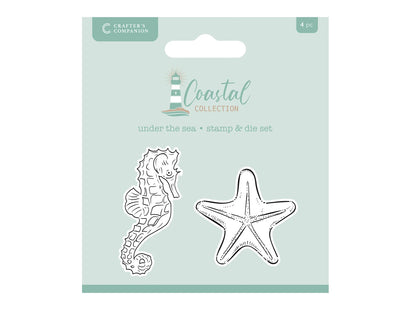 Crafter's Companion Coastal Collection Stamp & Die - Under the Sea