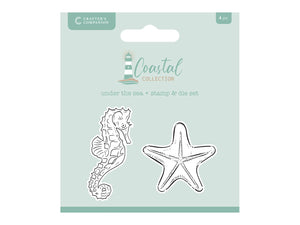 Crafter's Companion Coastal Collection Stamp & Die - Under the Sea