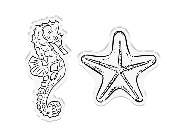 Crafter's Companion Coastal Collection Stamp & Die - Under the Sea