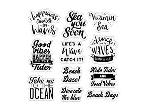 Crafter’s Companion Coastal Collection Photopolymer Stamp - Dance with the Waves