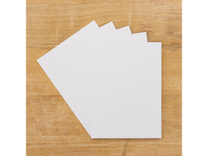 Crafters Companion - Craft Room Essentials - Mount Board 5.75 x 7.75 - White (20 Pack)